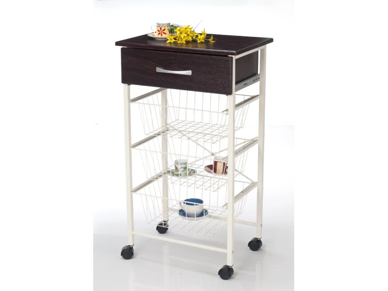 Square Pipe 3 Basket Drawer Trolley